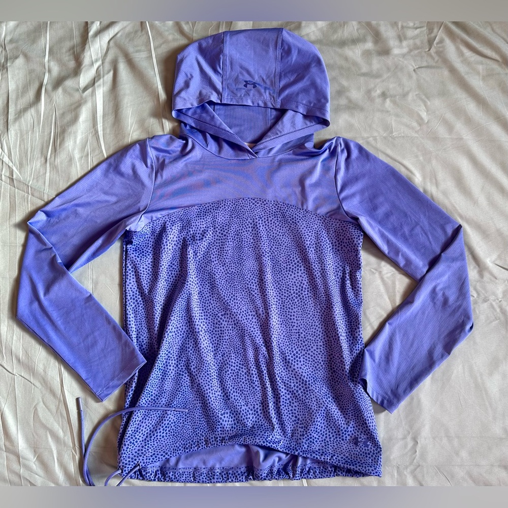 Under Armour Iso-Chill blue (periwinkle) hooded sweatshirt